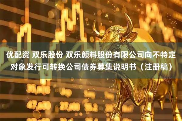 优配资 双乐股份 双乐颜料股份有限公司向不特定对象发行可转换公司债券募集说明书（注册稿）